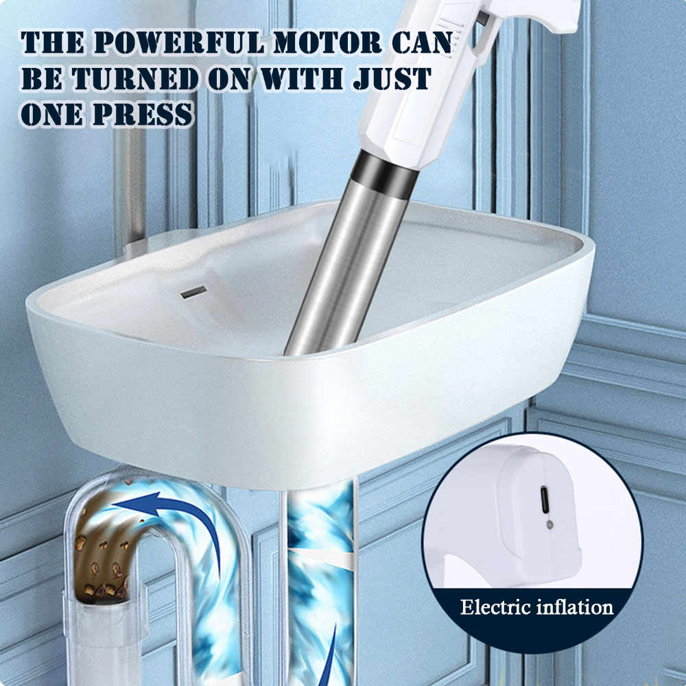 Plunger Toilet - Мощный электрический плунжер для унитаза, ударно-волновой