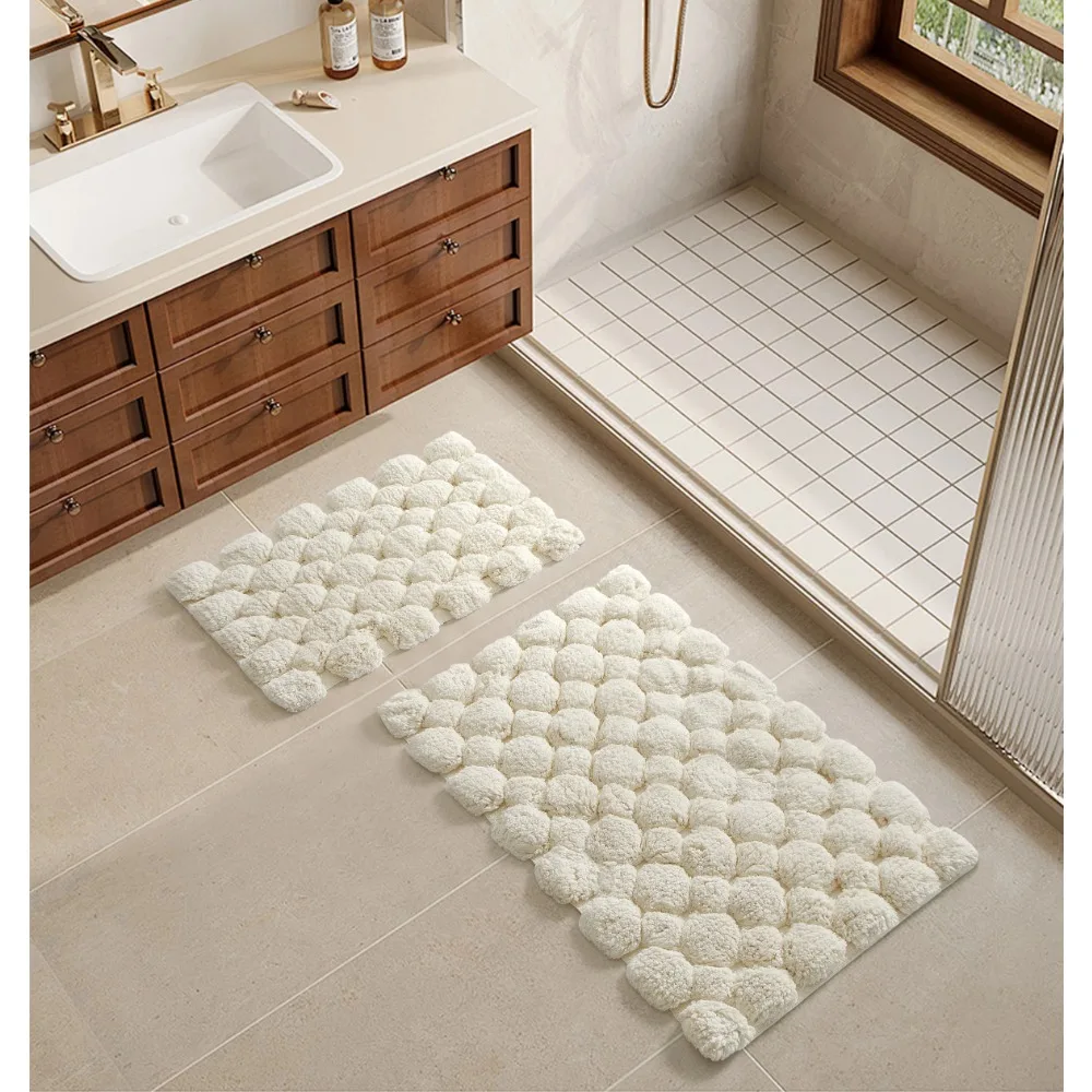 Zara Home Bathroom Mat - Комплект из 2 хлопковых ковриков для