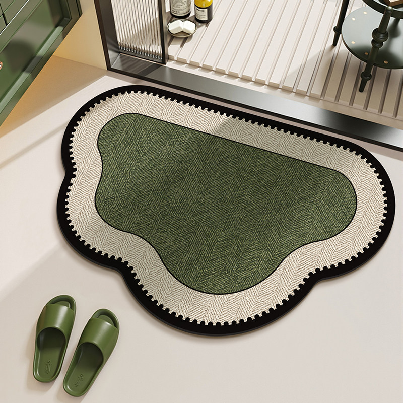 Zara Home Bathroom Mat - VIKAMA минималистичный стиль Ins, мраморный противоскользящий