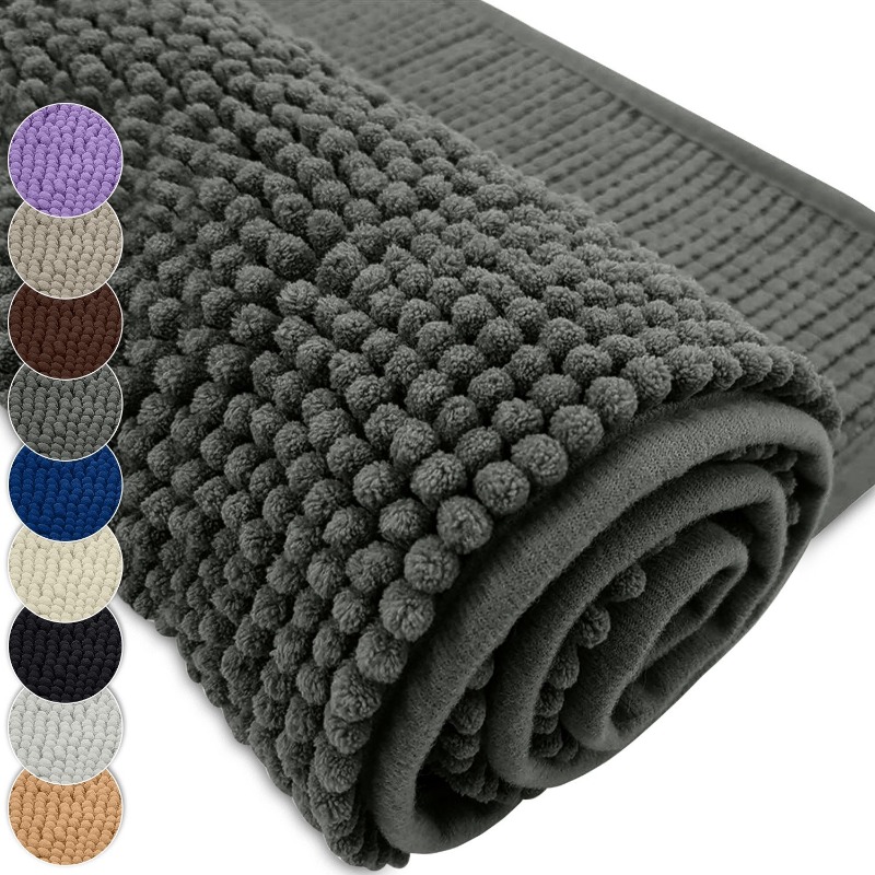 Zara Home Bathroom Mat - Коврик для ванной из шенилла, влаговпитывающий,