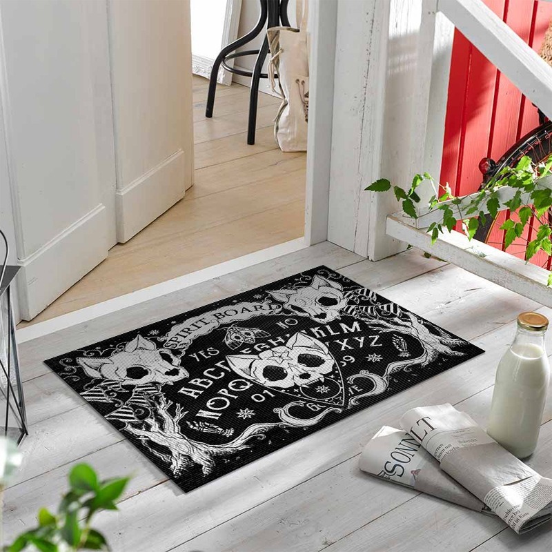 Zara Home Bathroom Mat - Темный готический напольный коврик для бытовой