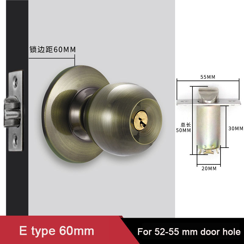 Круглые дверные ручки из алюми – обзор и цена Home Bathroom Lock