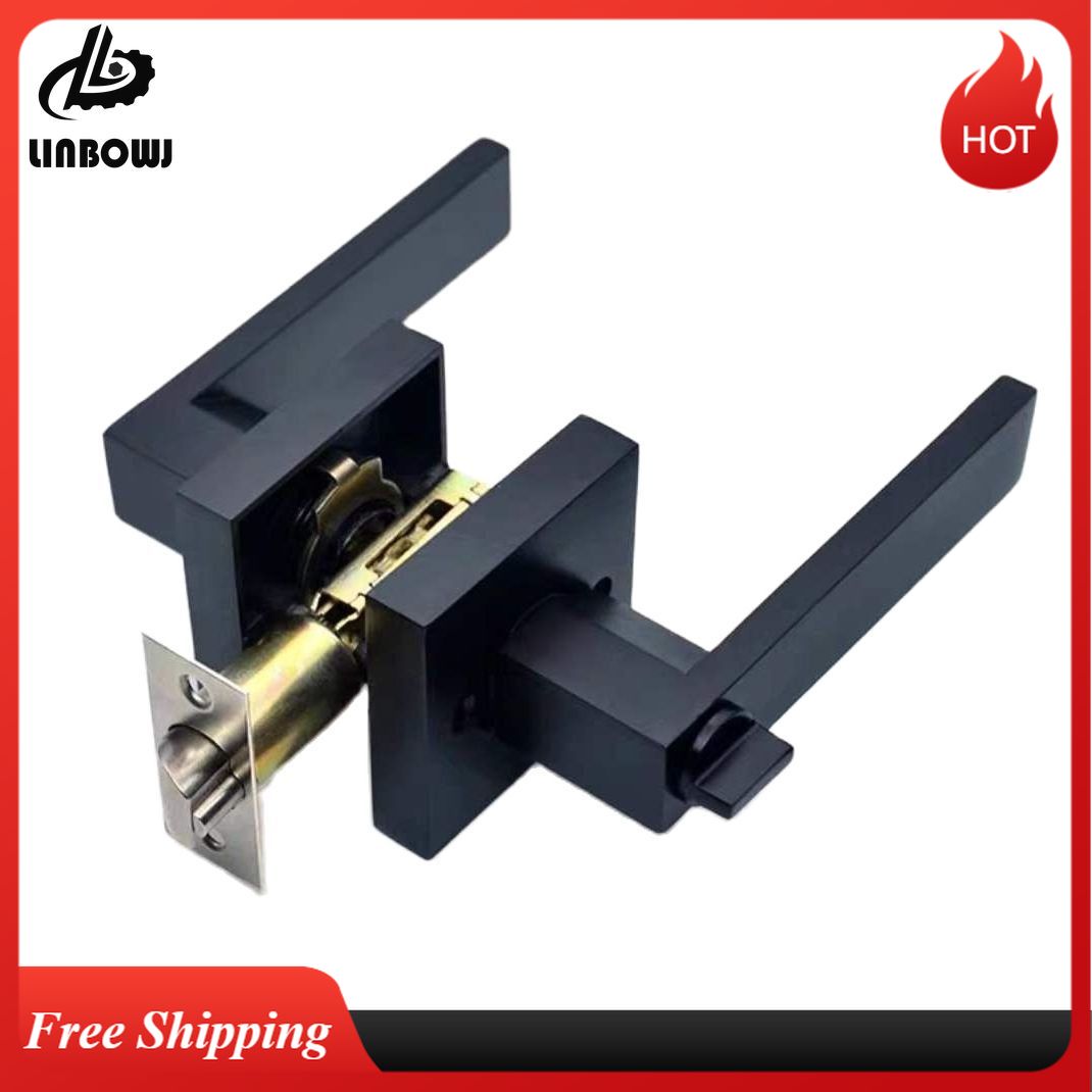 Черная дверная ручка, дверная  – обзор и цена Home Bathroom Lock